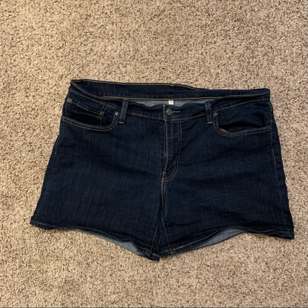 Denim shorts